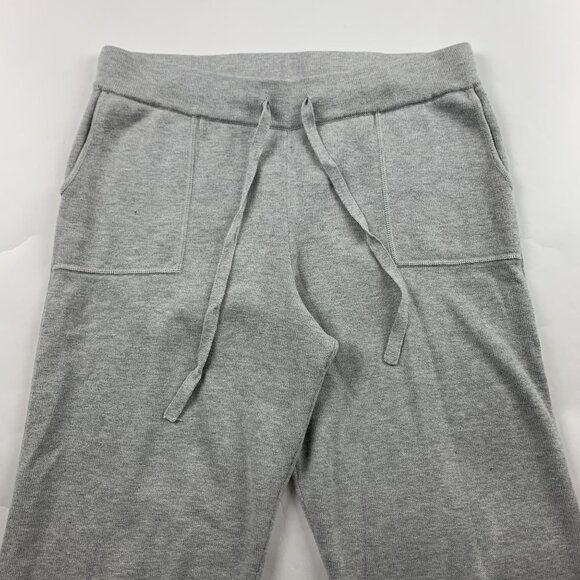 J.Crew Light Gray Heather Cashmere Blend Knitted Jogger Lounge Pant S - Picture 2 of 6